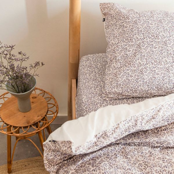 Mies & Co Vintage Flower Dekbedovertrek 140 x 200 cm Lila