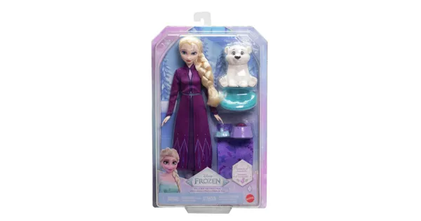 Disney Die Eiskönigin Elsa-Puppe und Bärenjunges