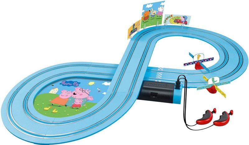 Carrera FIRST Peppa Pig - Kids GranPrix - Peppa Pig vs. George - Racebaan 2,4m Racebaan