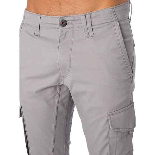 Jack & Jones - Pantalones Cargo Cónicos Paul Flake Gris