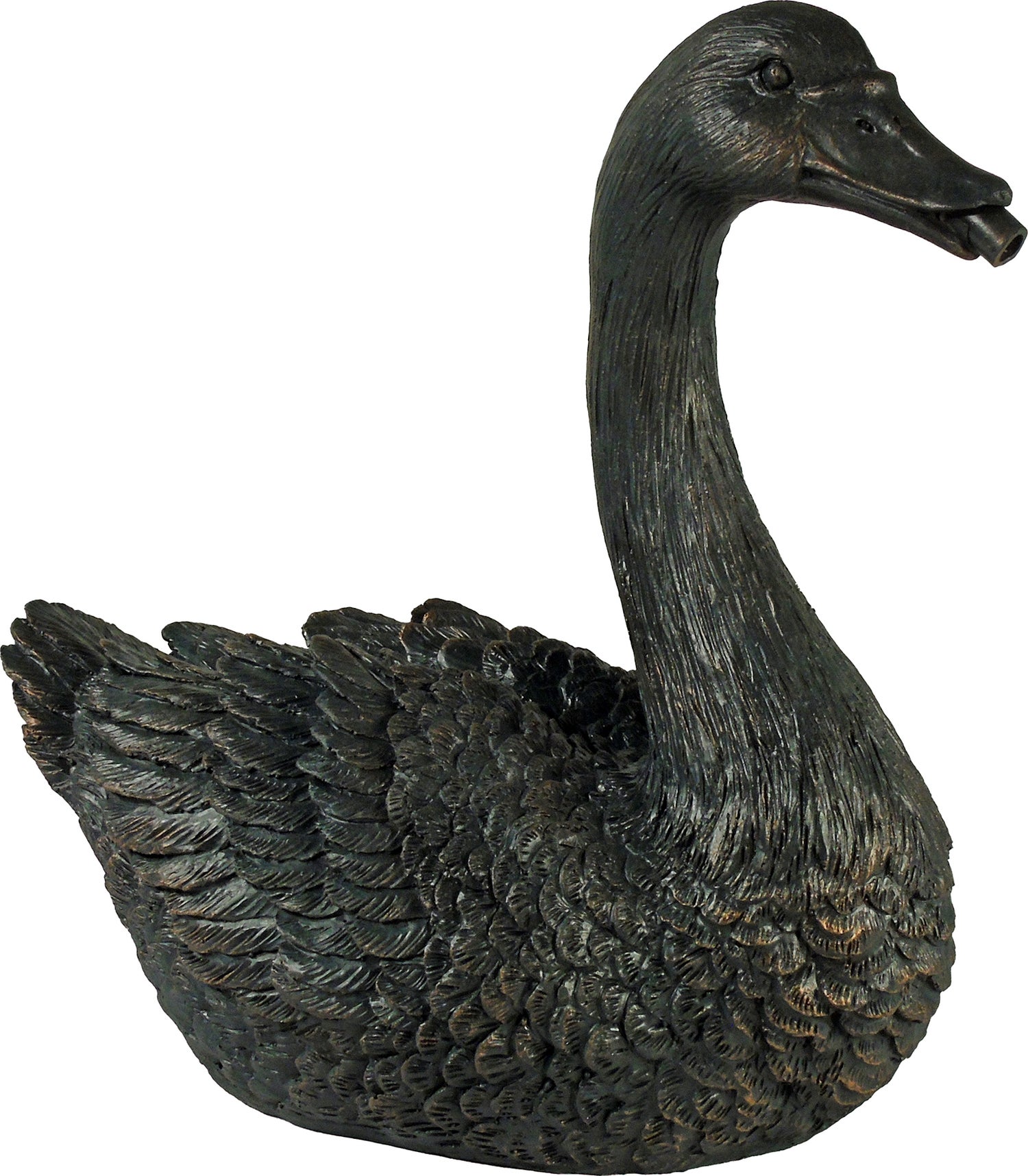 Ubbink spuitfiguur zwaan brons 27 x 14 x 27 cm