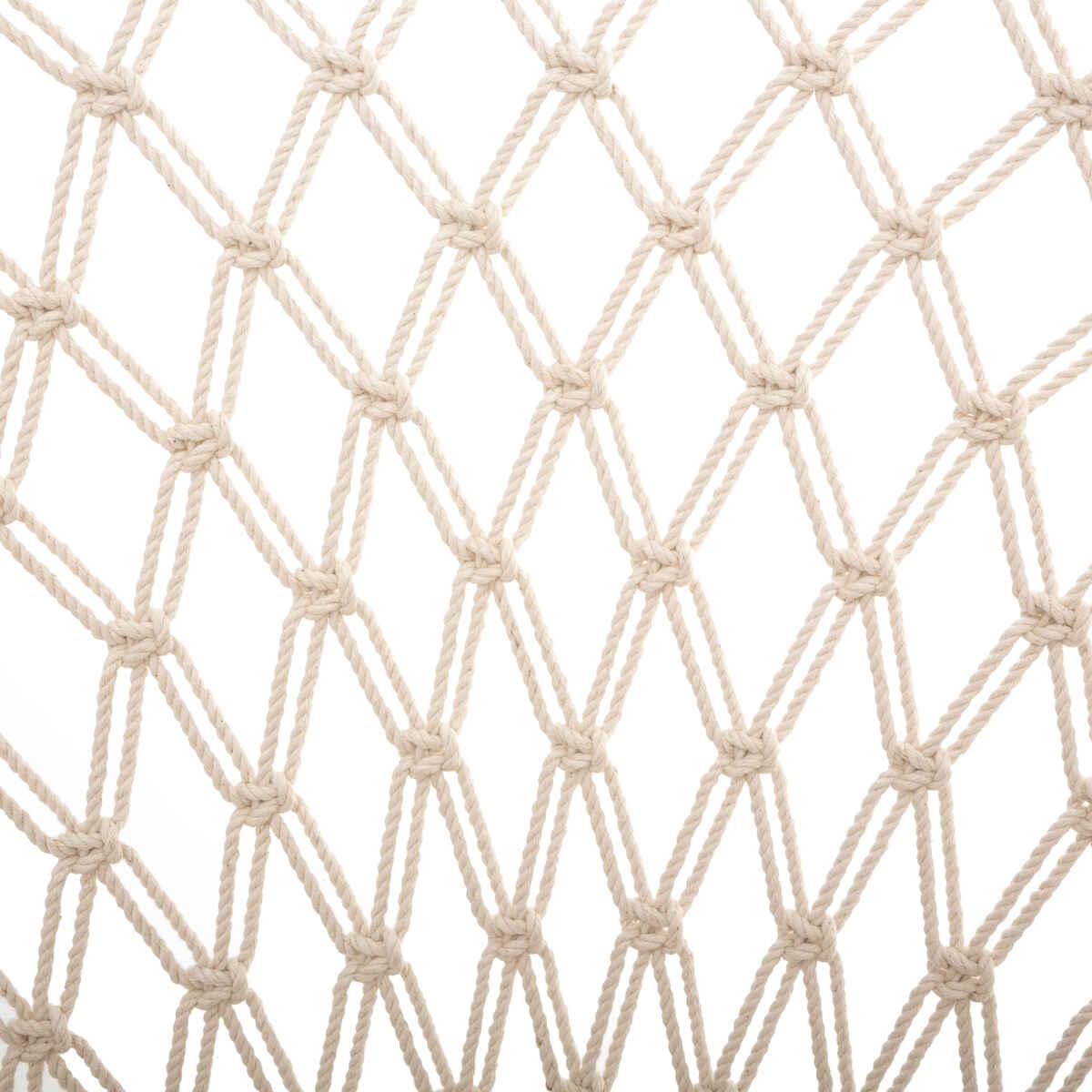 FAUTEUIL MACRAME RAINA BLANC