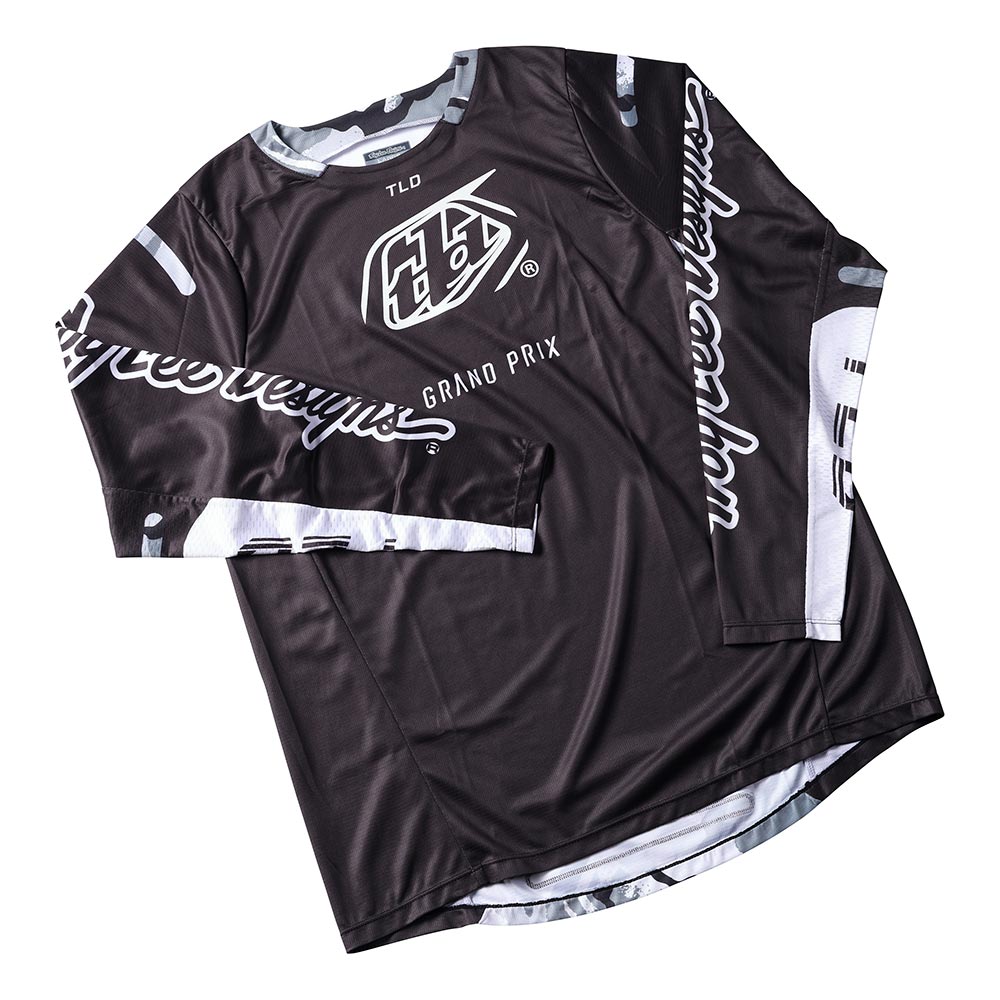 Troy Lee Designs - Maillot GP Pro Blends Camo Noir / Blanc