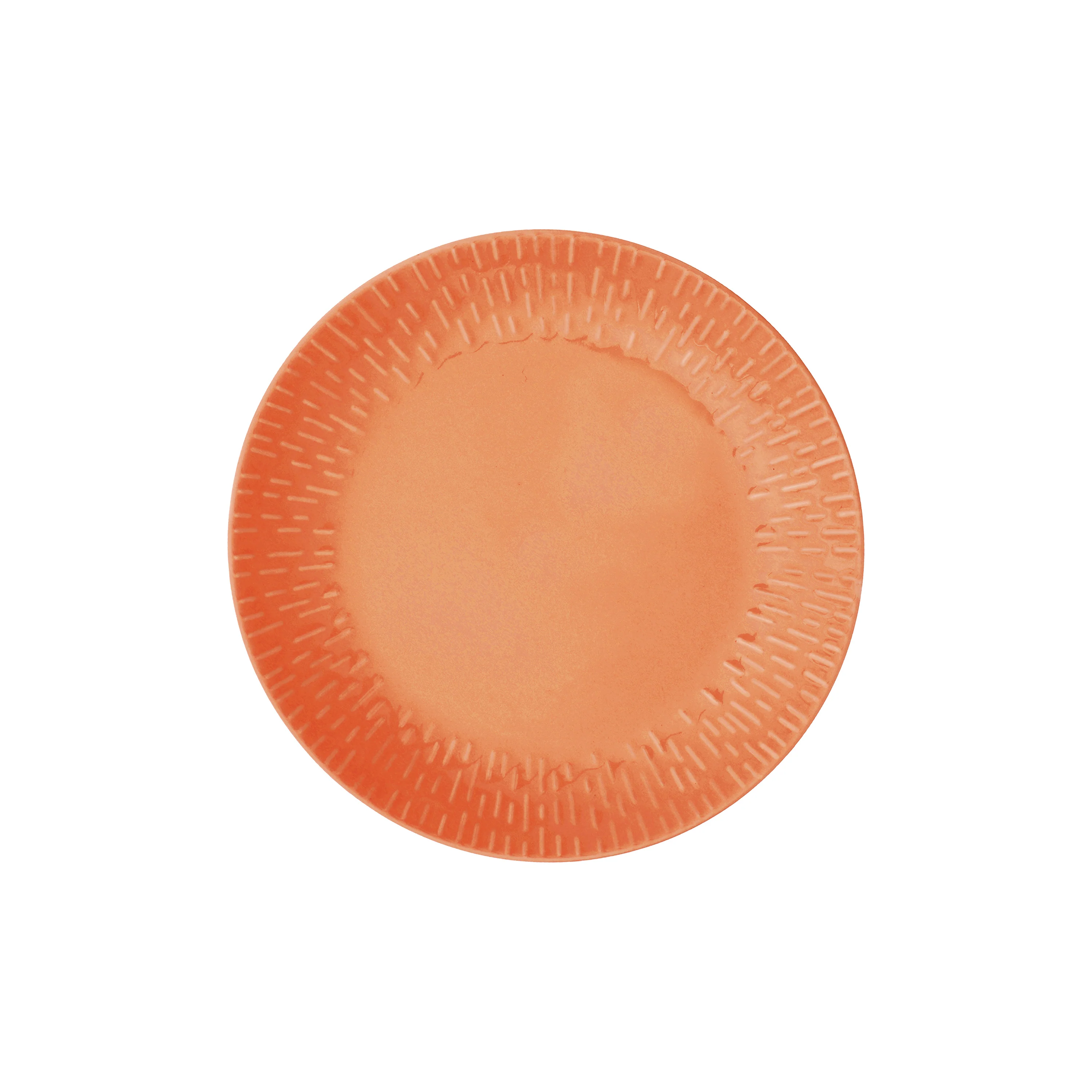 Aida  Confetti Apricot frokosttallerken m/relief - Ø24 cm.