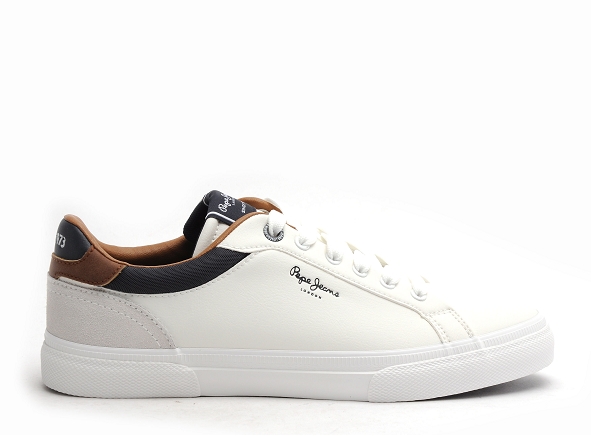 Pepe jeans basses homme kenton courtm pms30839 blanc