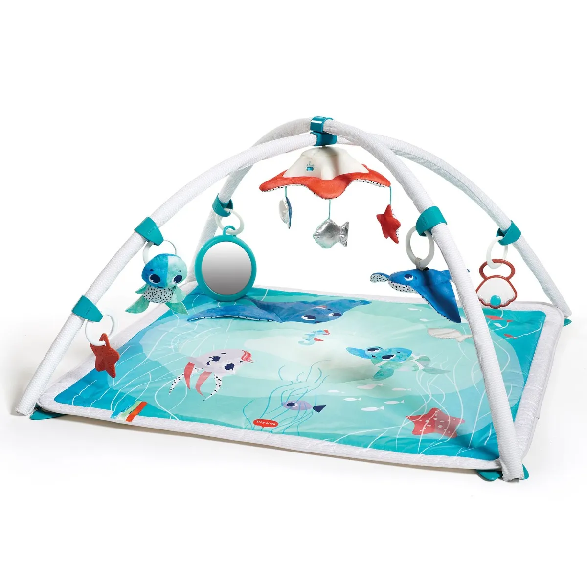 Tiny Love Tapis d'Activité Deluxe 2-en-1 - Treasure the Ocean