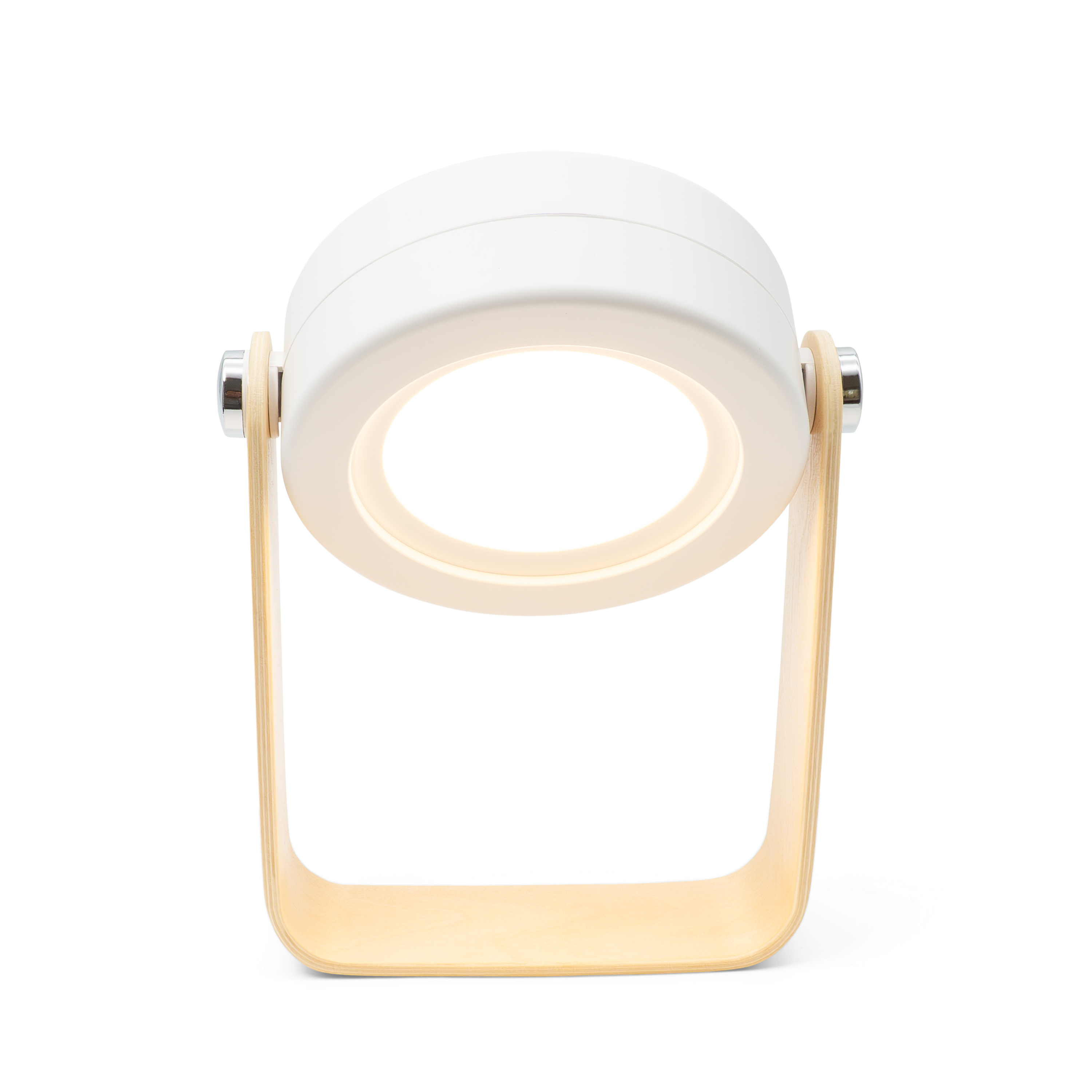 Ausziehbare LED Leselampe Laterne mit Touch-Funktion & Li-Ion Akku (1200mAh) - Weiss