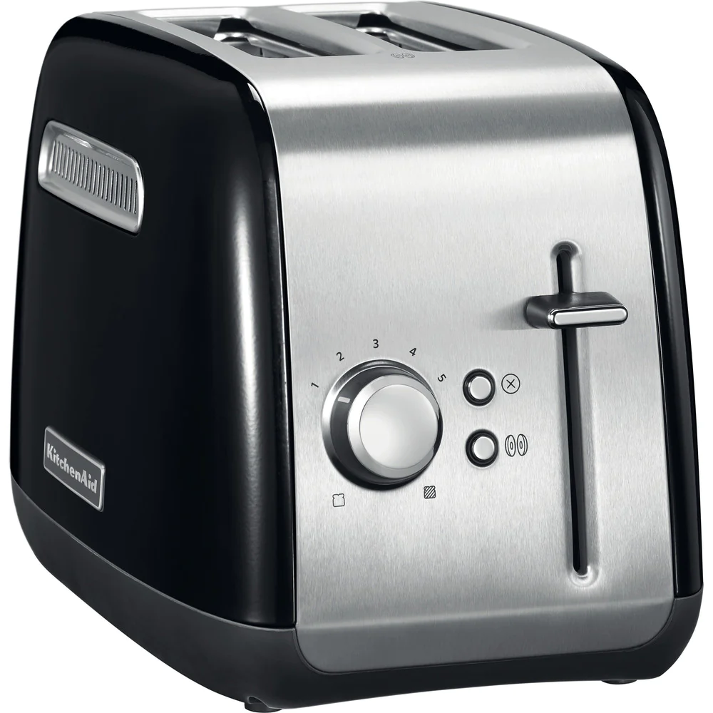 grille pain avec 2 fentes 1100W noir onyx argent Kitchenaid