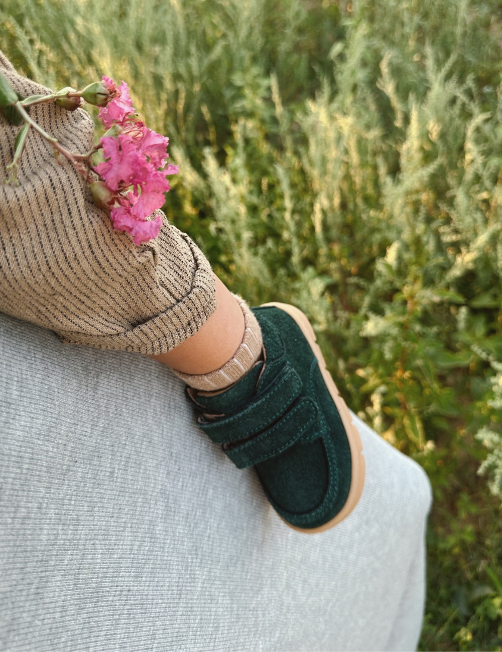 Chubby Cruiser velcro - Teal Suede