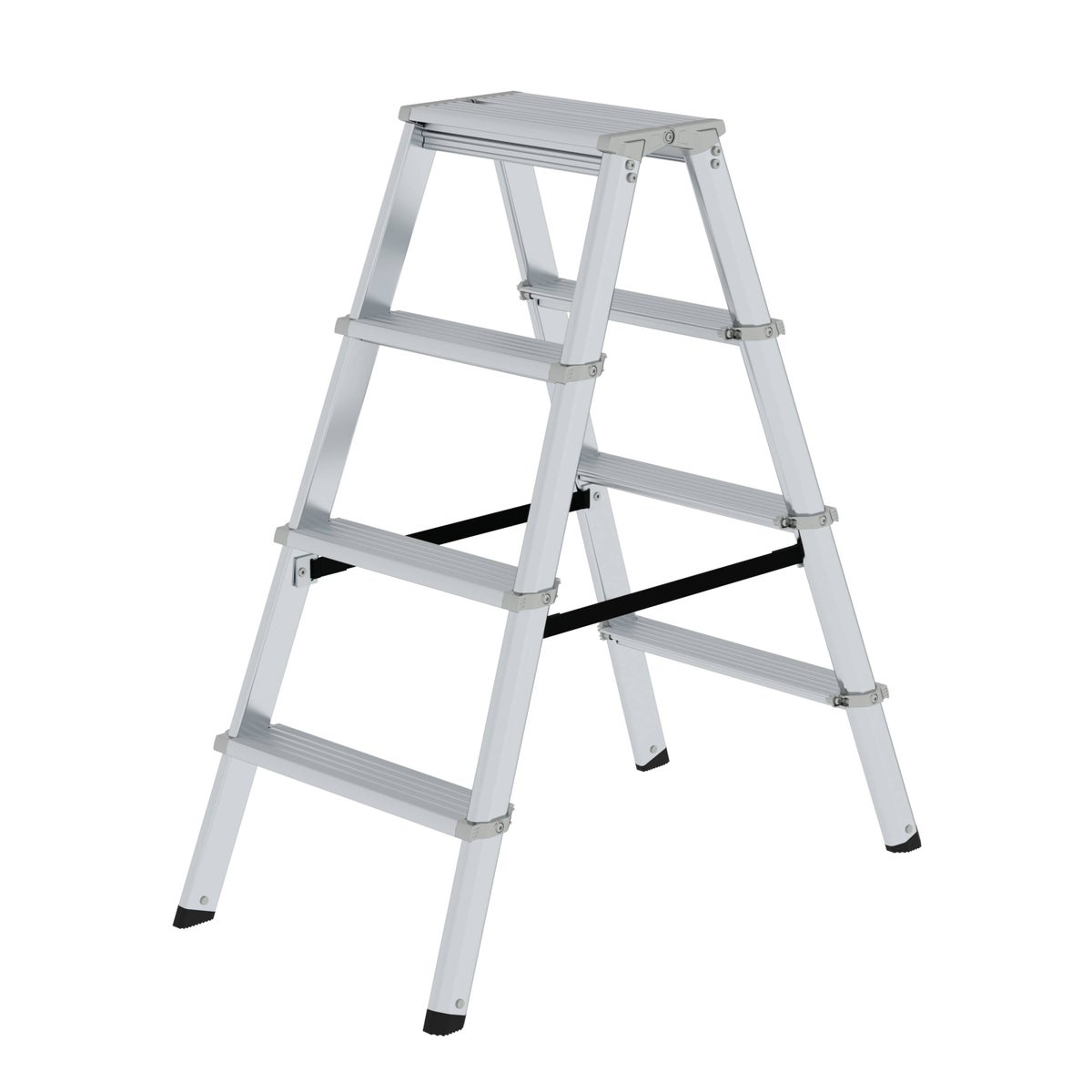 PROREGAL ML Trapladder, dubbelzijdig toegankelijk, 2 x 4 treden
