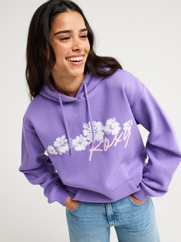 Surf Stoked Brushed Sweat capuche décontracté Violet Femme