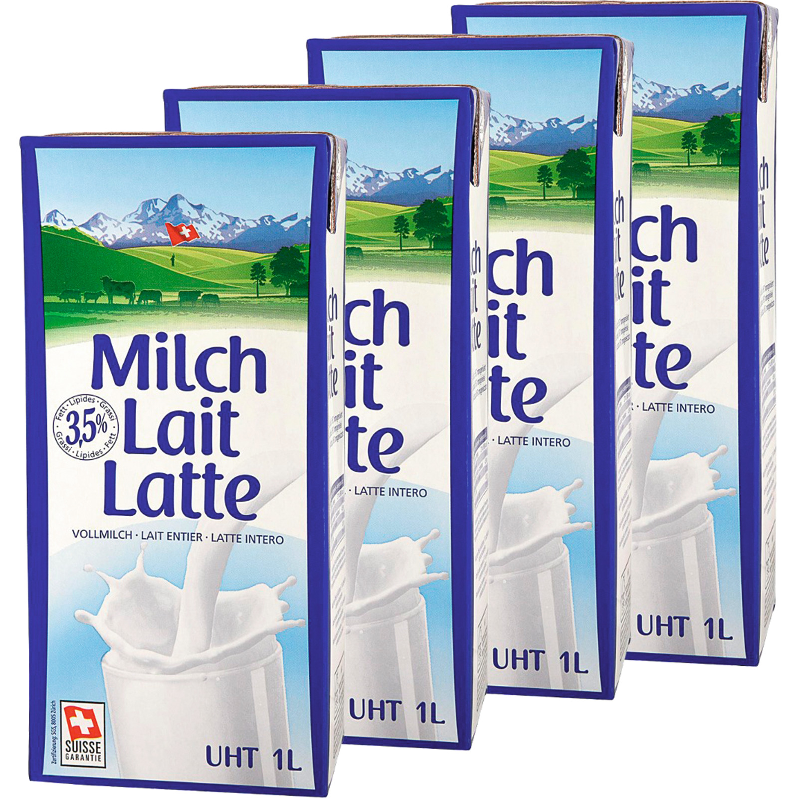 EAM Vollmilch UHT 3,5% 4x1L Tetra Slim