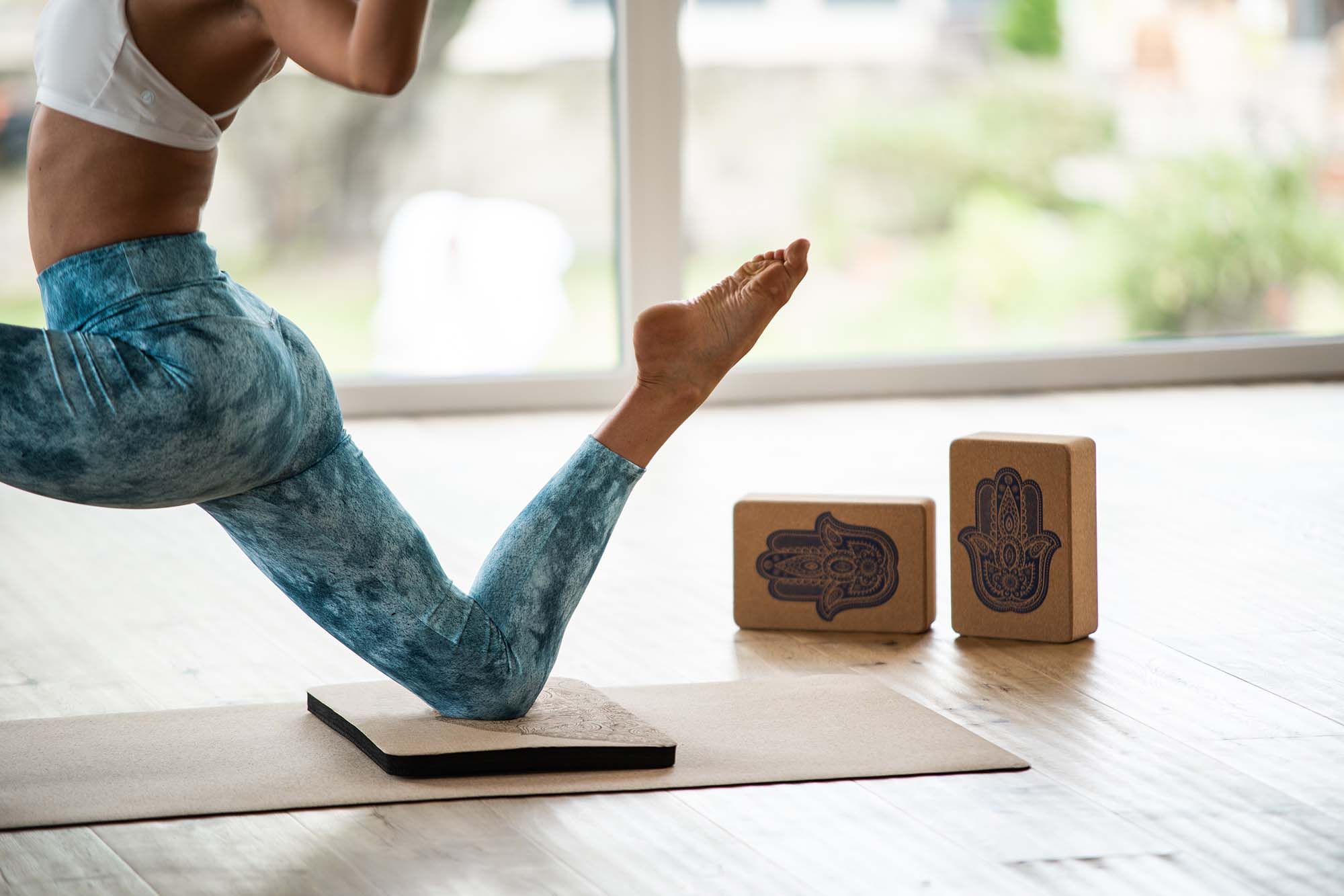 Kniekissen Yoga + Tasche Balance Pad Knieschoner | SAPURA®