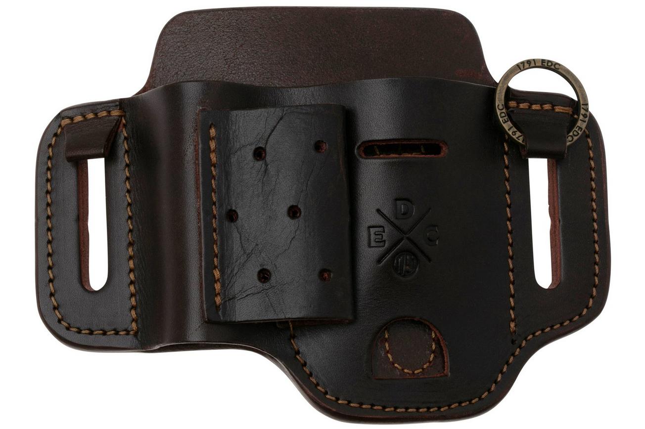 1791 EDC Heavy Duty Easy-Slide Large Flex Tool Organizer EDC-HD-ES-LF-BUR-A Burgundy, lederen riemholster