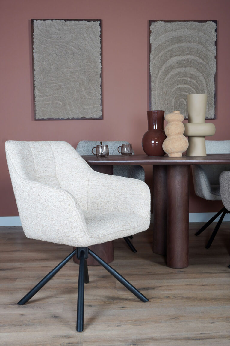 Eetkamerstoel Chris beige 5