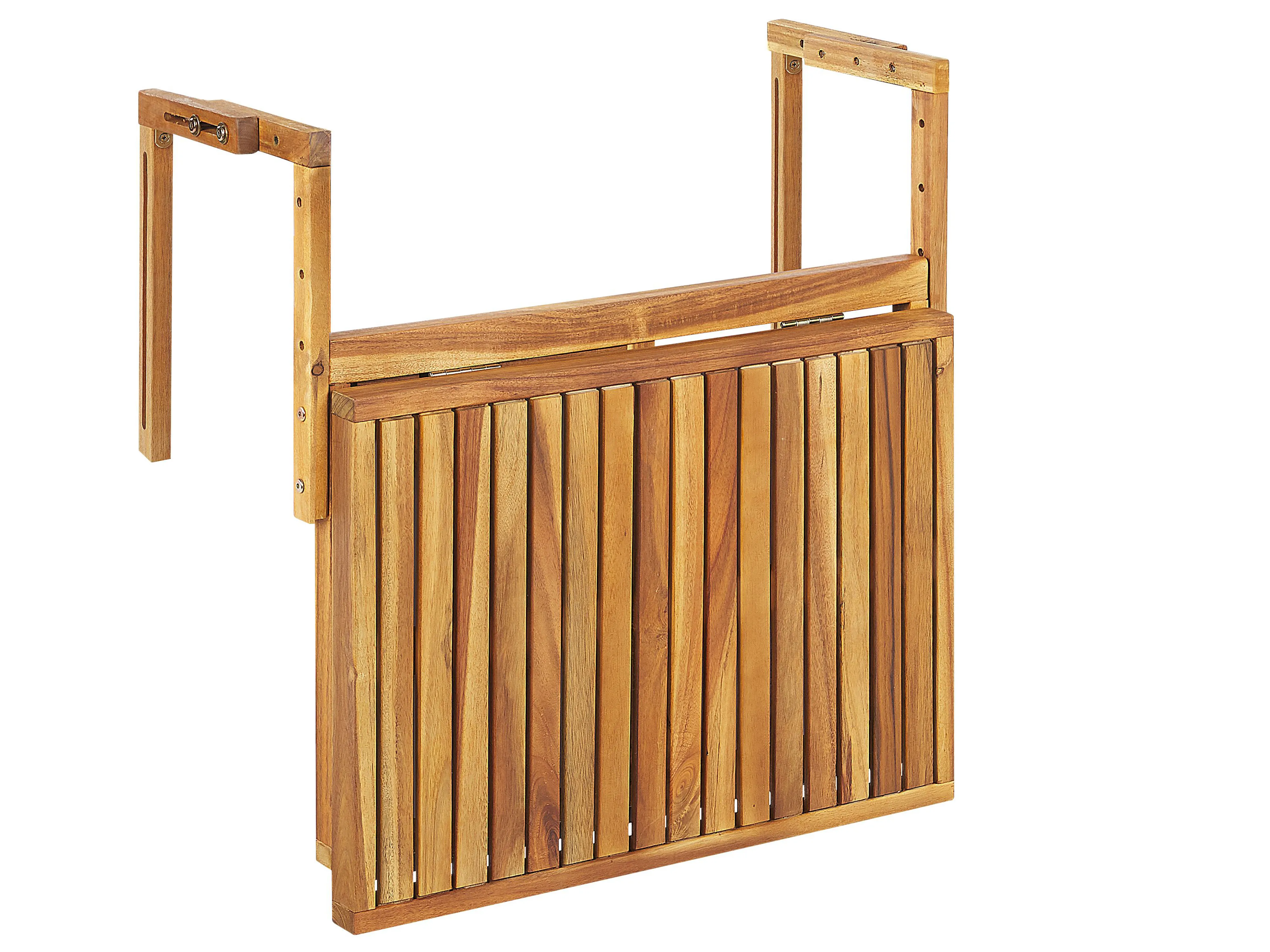 Balkontafel UDINE 70 cm 69 cm Acaciahout Bruin