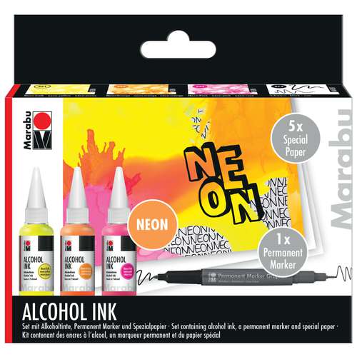 MARABU Alcohol Ink-Set Neon