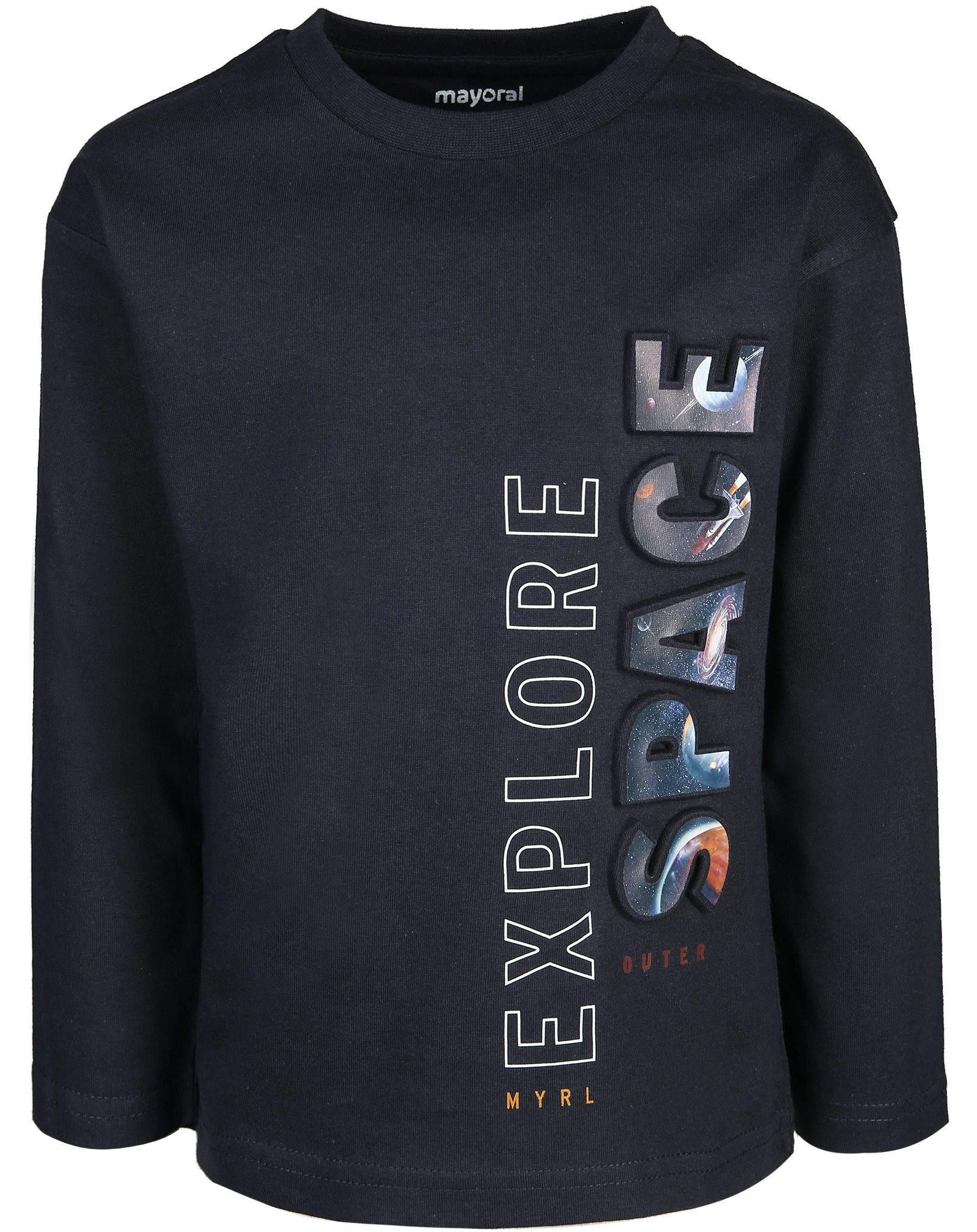 Langarmshirt EXPLORE in dark navy