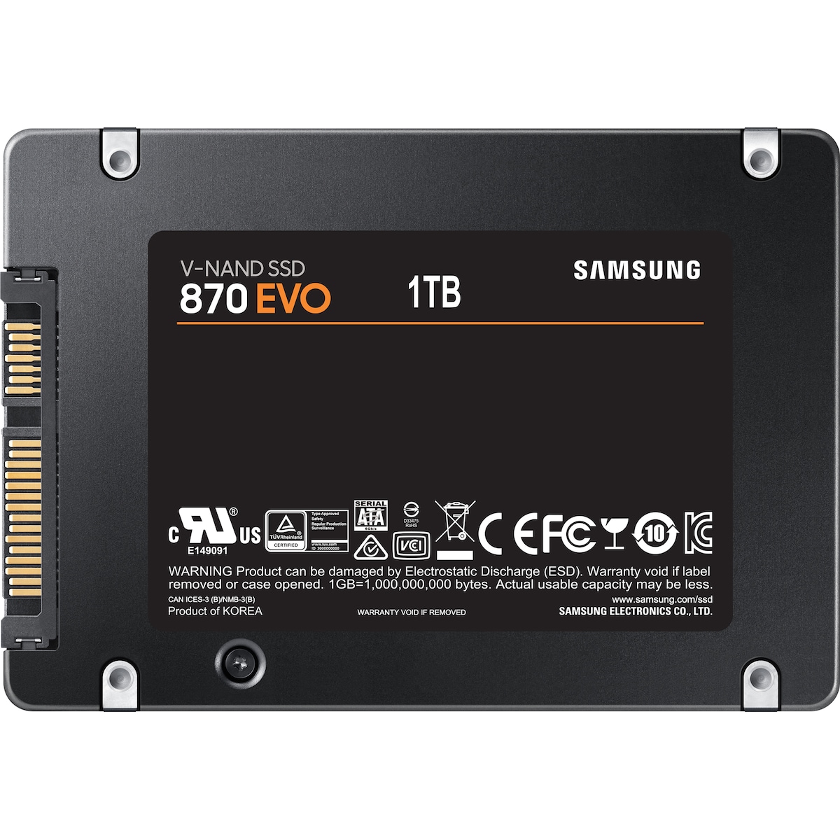 Samsung 870 EVO intern SATA SSD (1 TB)