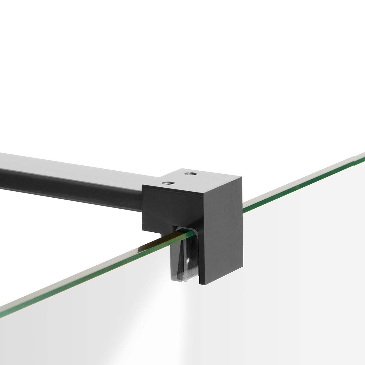 Brauer JC profielloze nisdeur 180cm met 60cm deur gunmetal geborsteld
