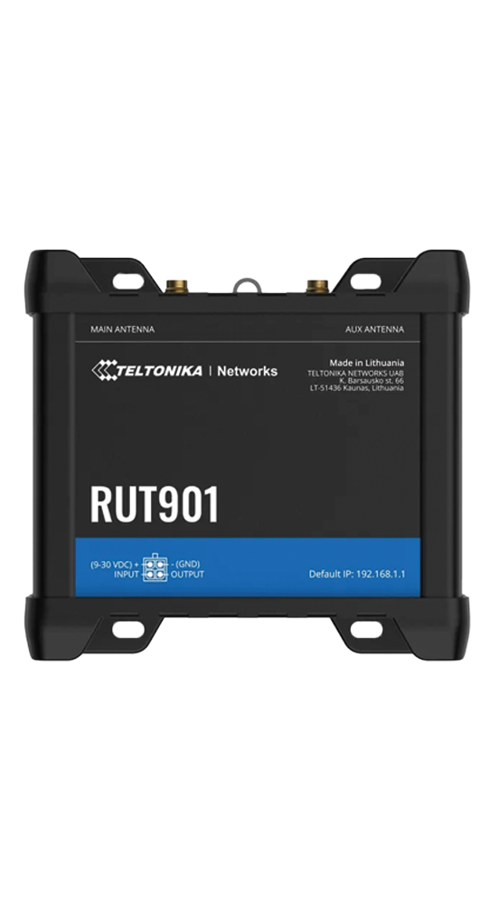 Teltonika DSL/WLAN Module RUT901 Industrial Cellular Router Schwarz