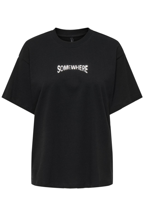 Only zwarte dames t-shirt