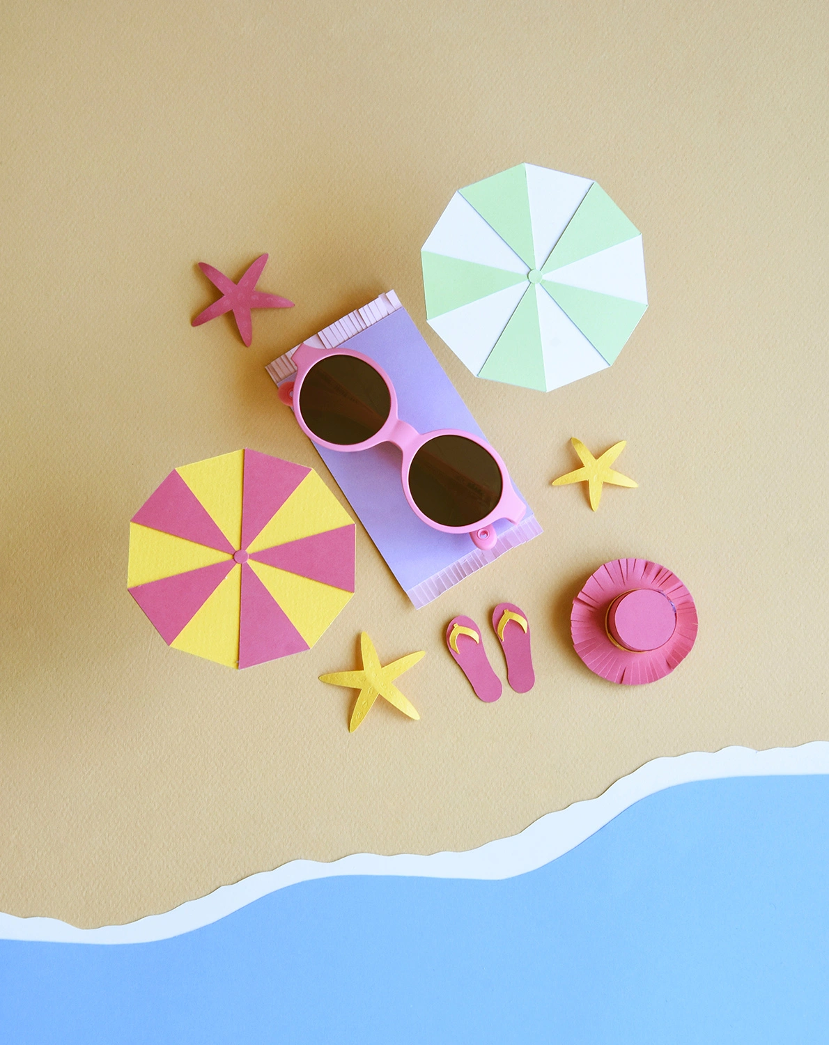 Sonnenbrille JOY in neon pink