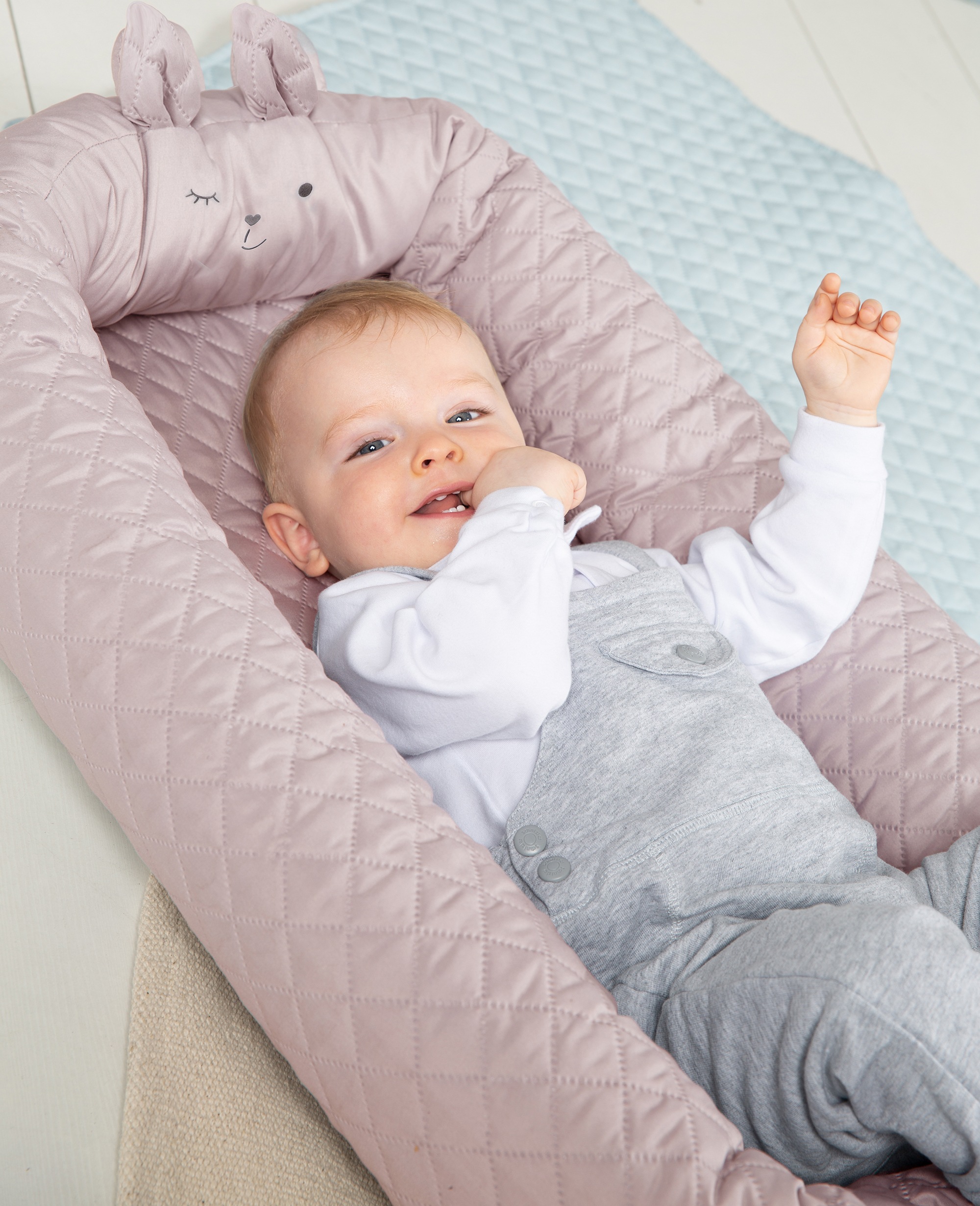 roba® Kuschelnest »Babylounge, roba style, Lily, rosa« 3in1