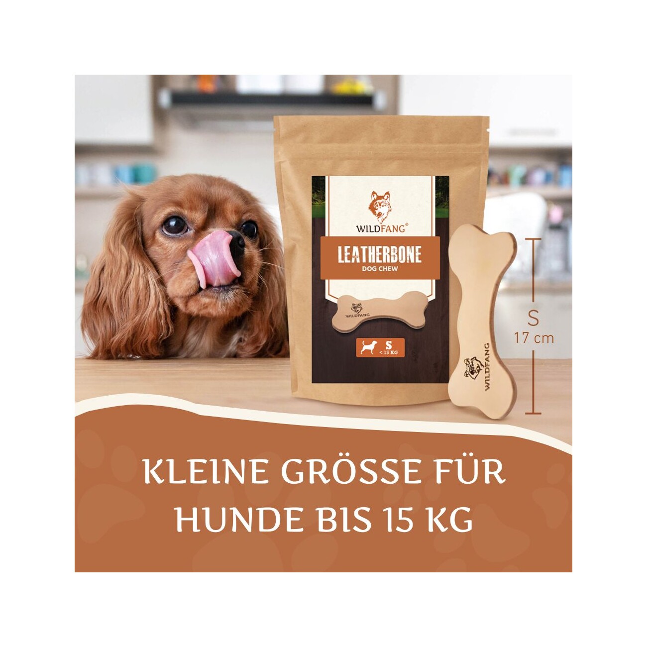 Wildfang ® Lederknochen - Kauleder 1 S