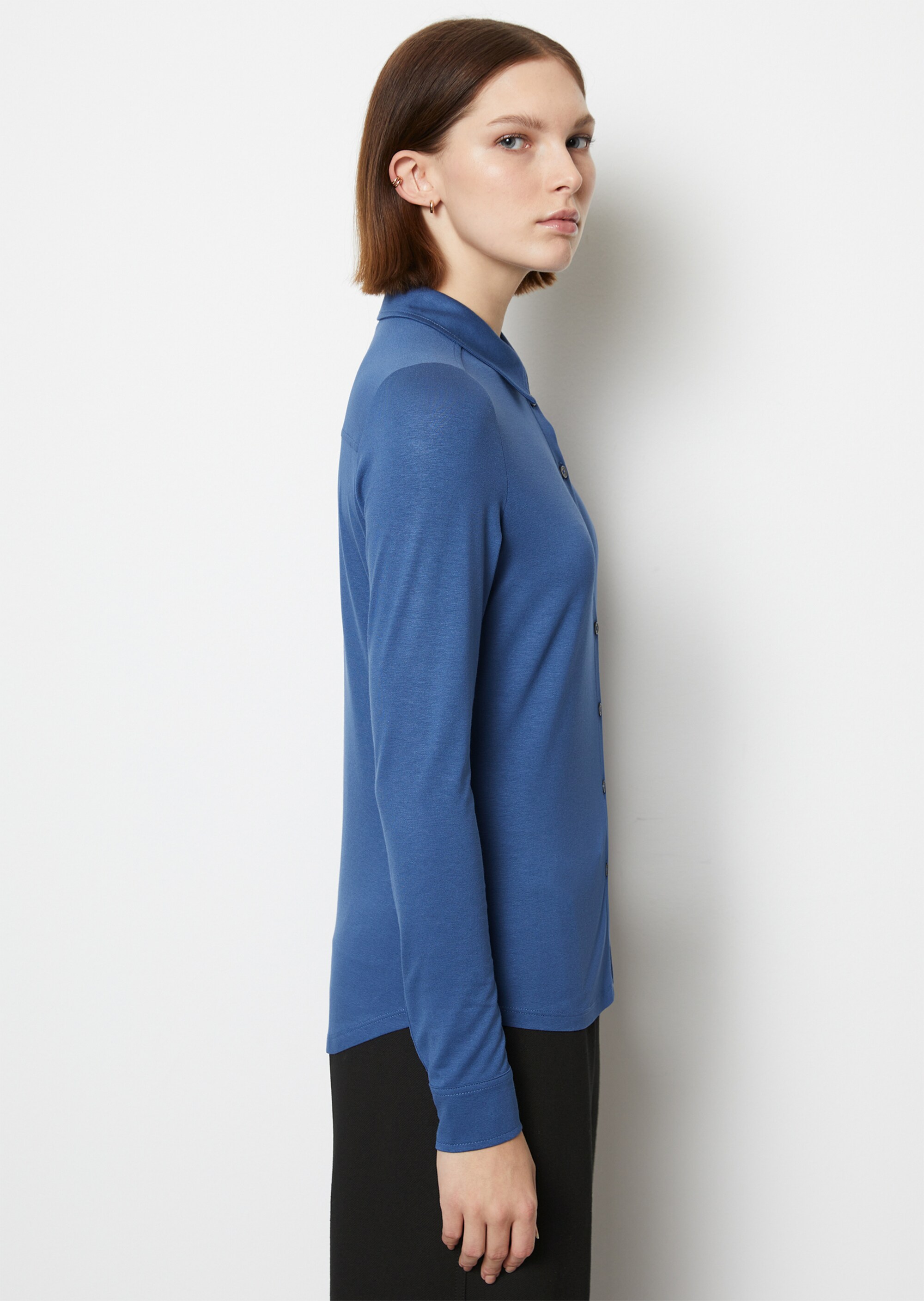 Jersey-Bluse regularaus LENZING™ ECOVERO™