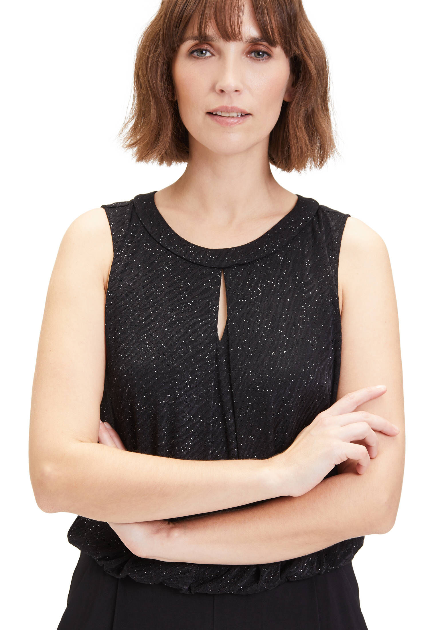 Vera Mont| Damen Jumpsuit im Glitzer-Look