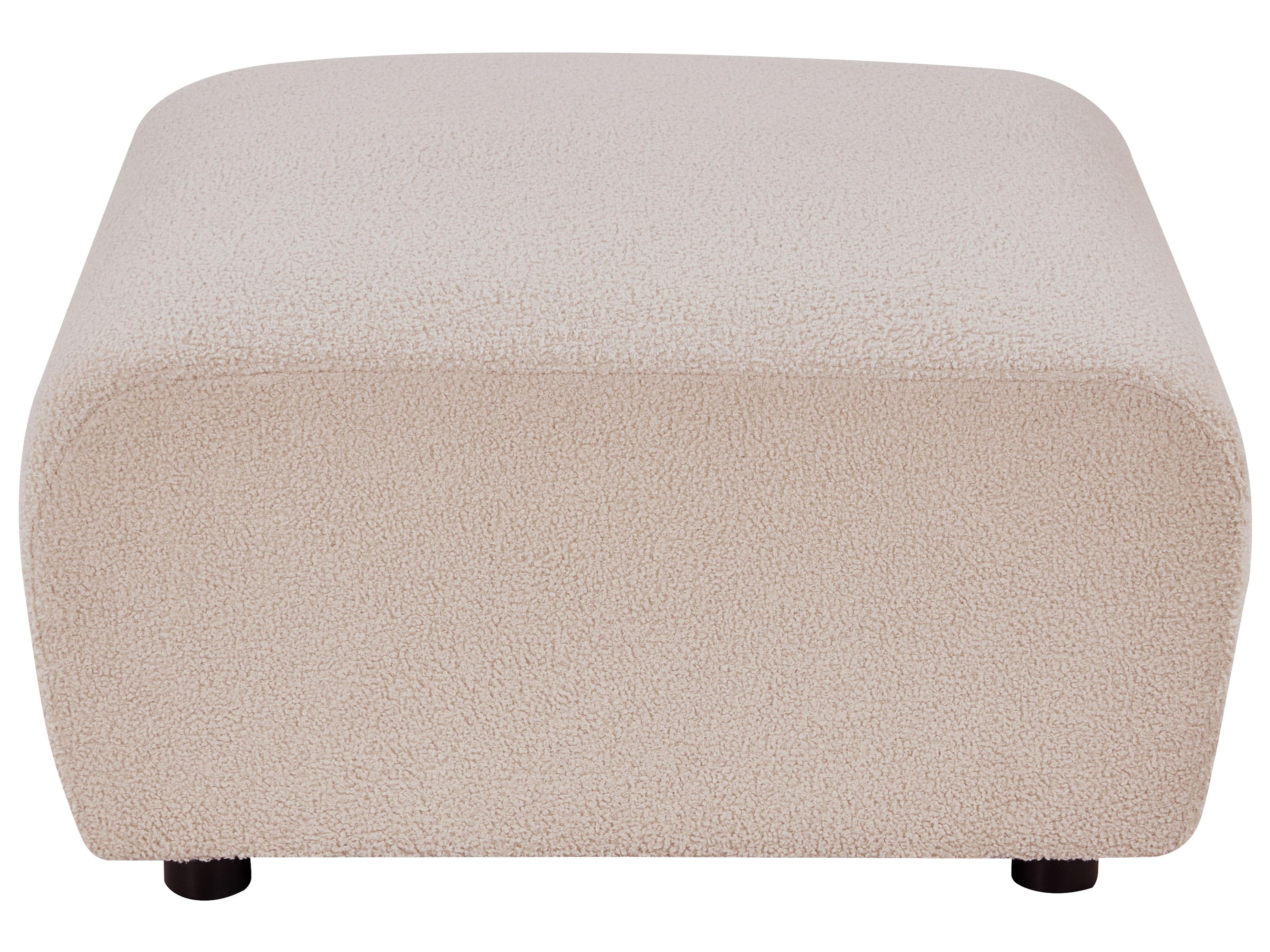 Ottomaan KIVVIK Bouclé Beige