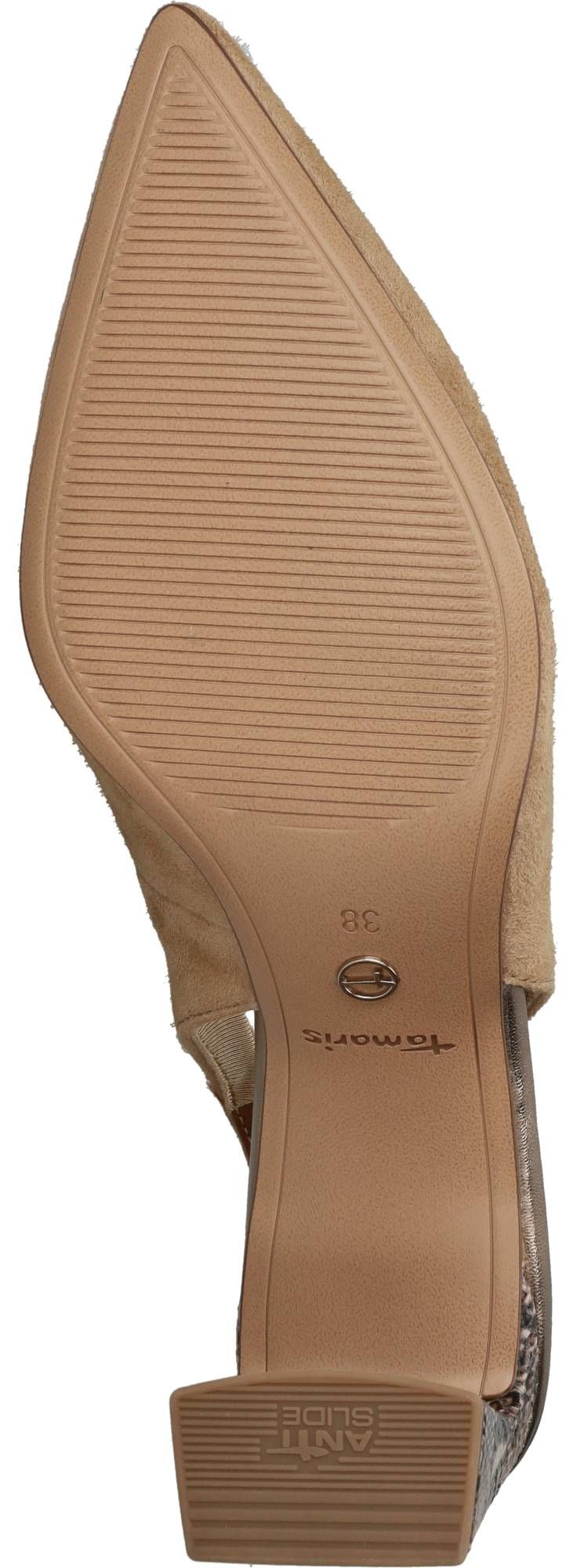 Tamaris Slingbacks Beige Dames