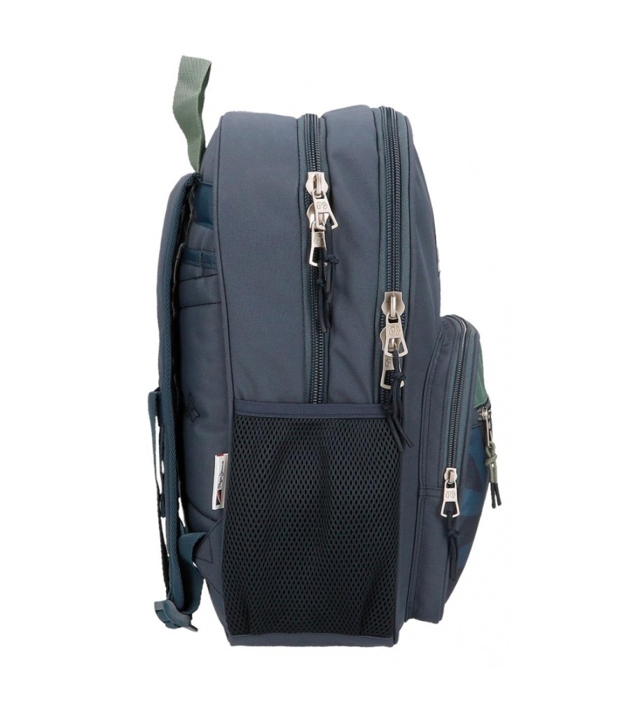 Pepe Jeans Mochila Tom 40cm dos compartimentos gris