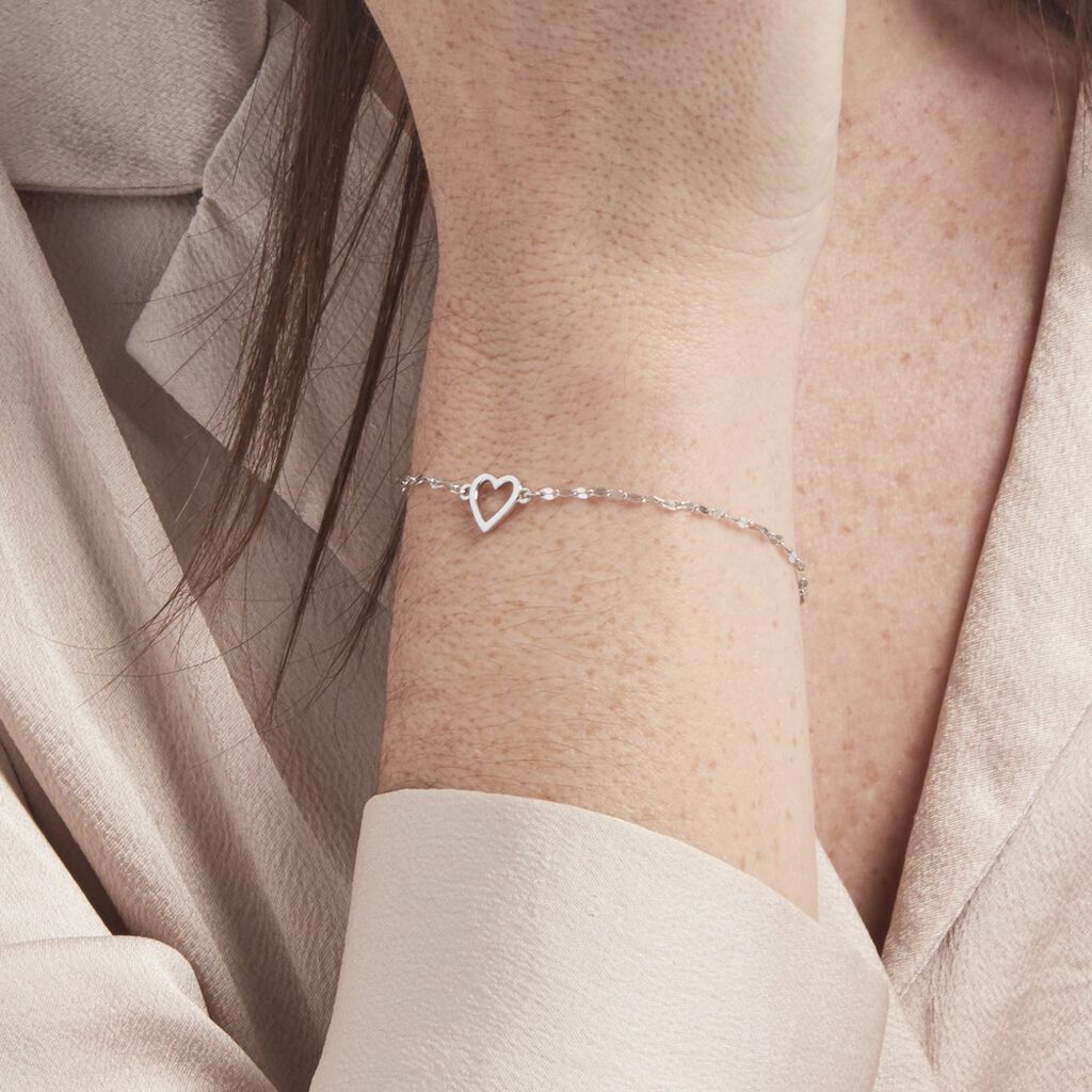Bracelet Argent Blanc Hariane