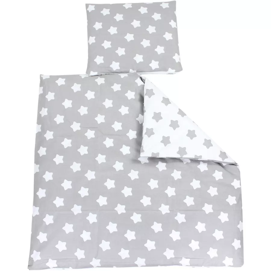 TupTam Unisex Baby Bettwäsche Wiegenset 4-teilig weiß