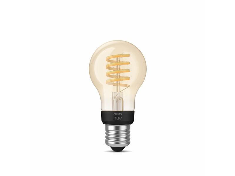 Philips Hue Leuchtmittel White Ambiance E27 Einzelpack Fila Filamentleuchtmittel mit E27 Sockel