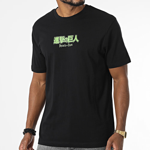 Tee Shirt Oversize Trio Noir Vert