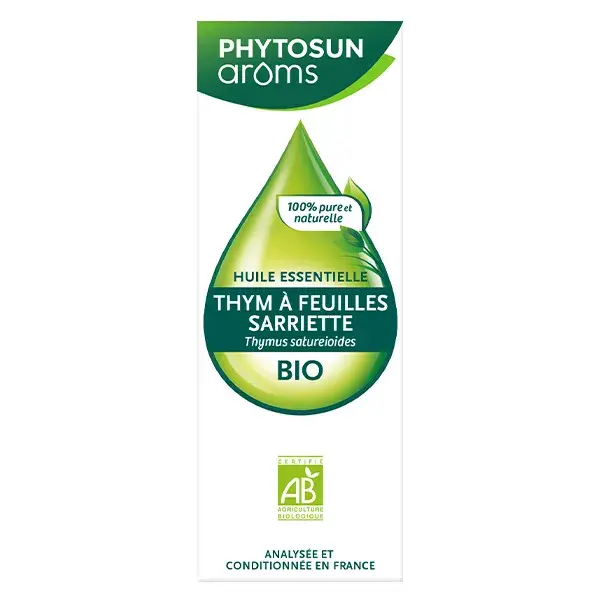 Óleo Essencial Orgânico de Tomilho e Segurelha Phytosun Arôms 10ml
