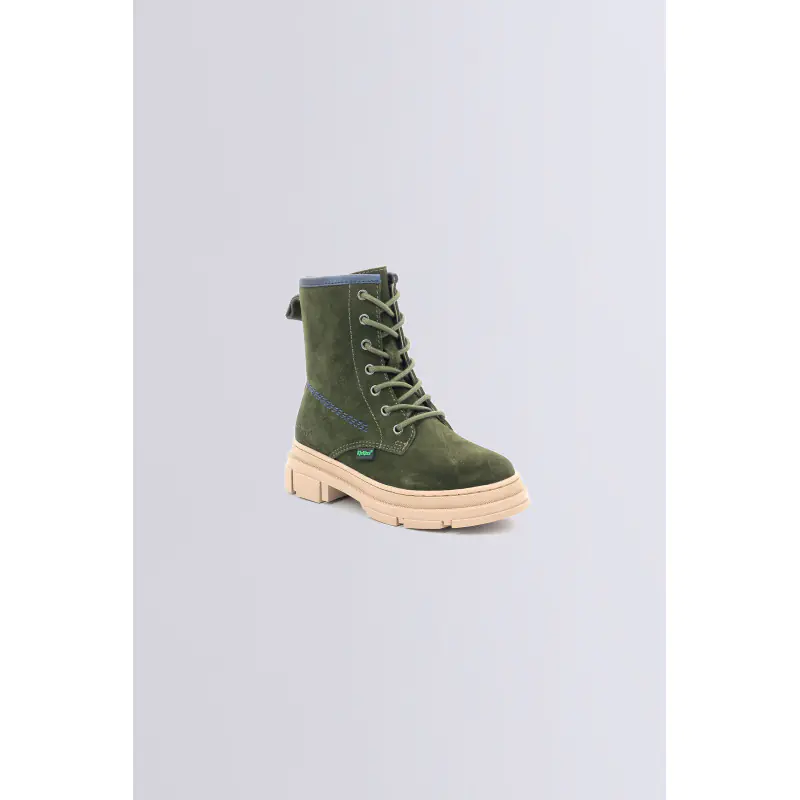 KICK GOJI KAKI MARINE BOTTINES Cuir Fille