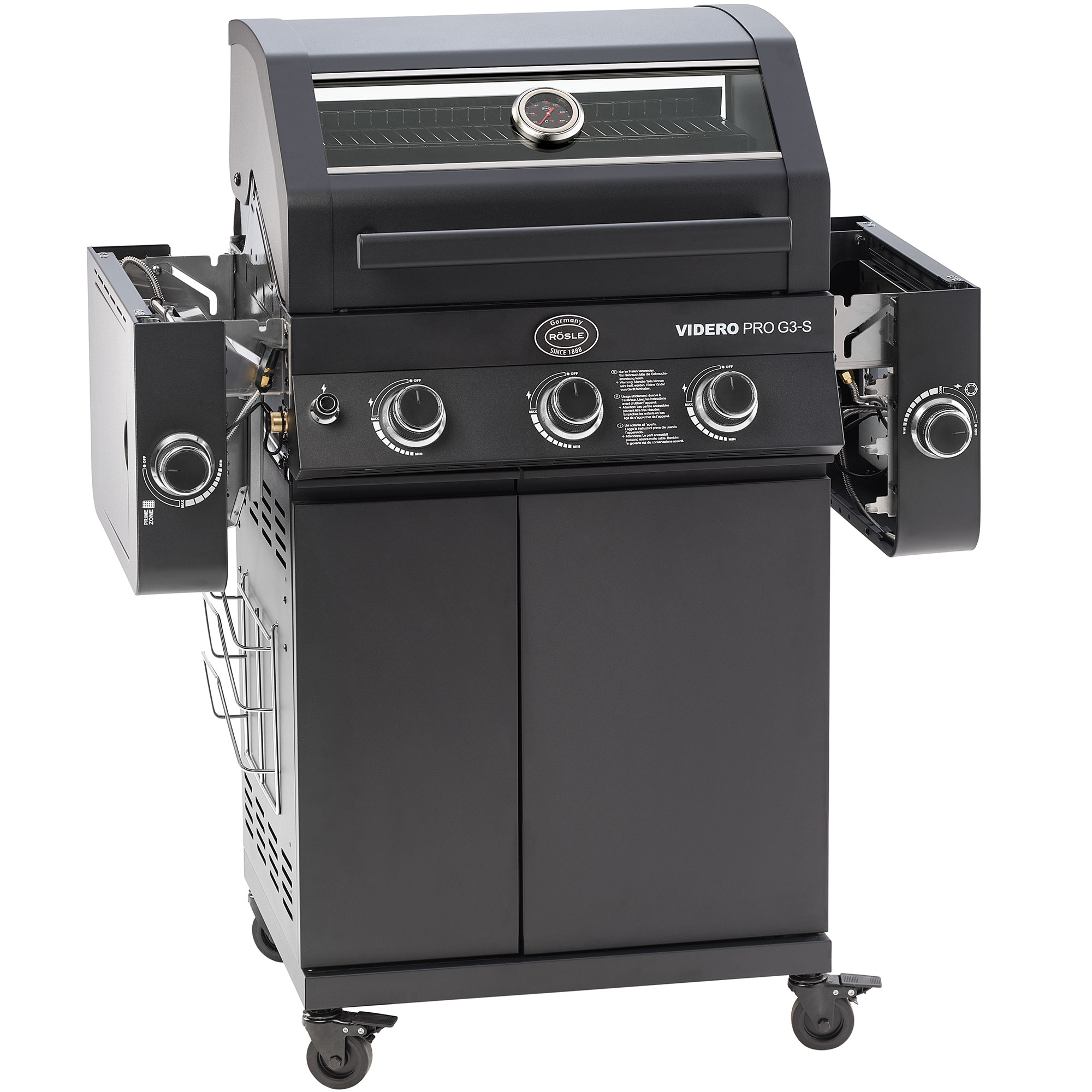 Gasgrill BBQ-Station VIDERO PRO G3-S VARIO+ 50mbar