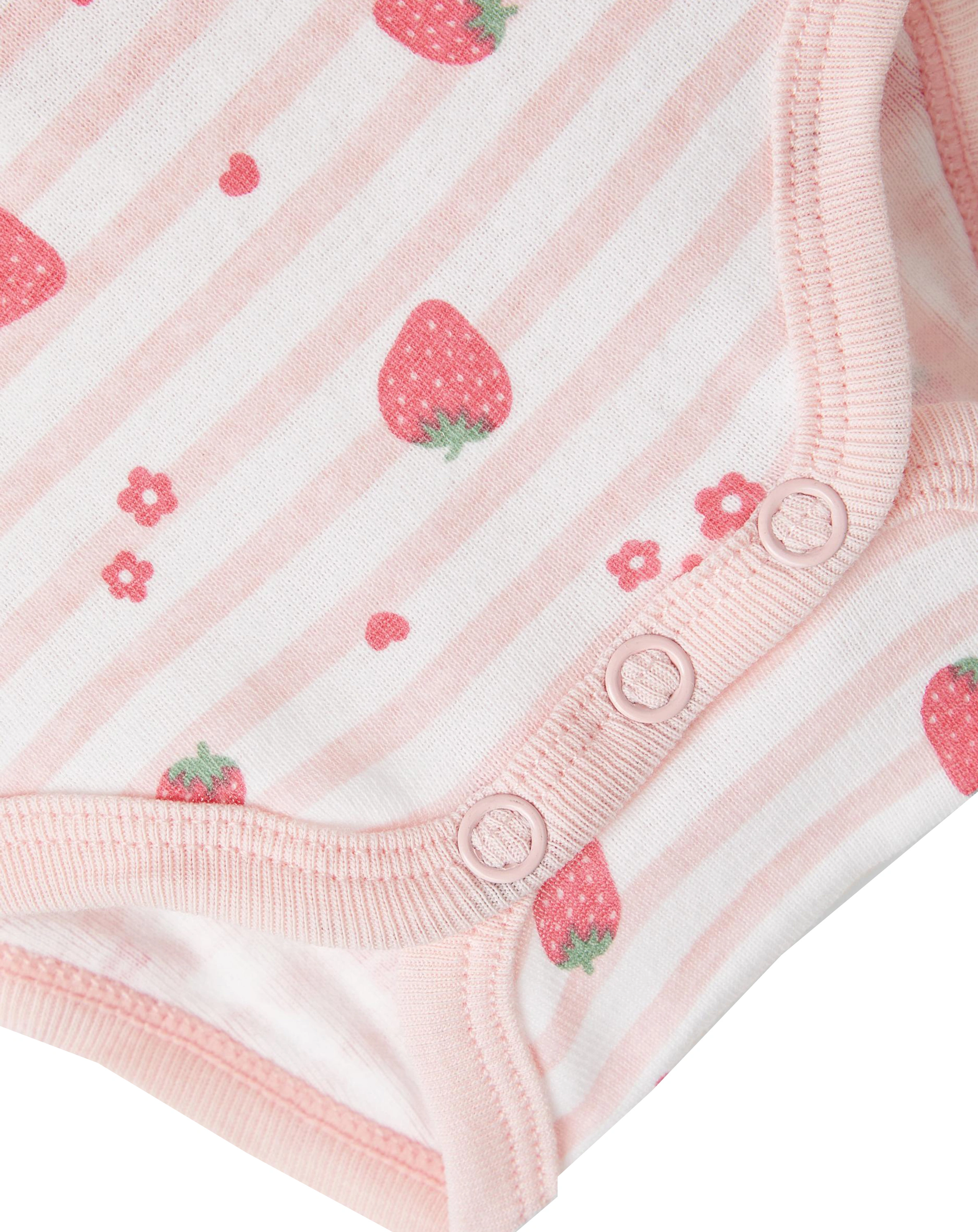 Kurzarmbody NBFBODY 3er Pack in camellia rose