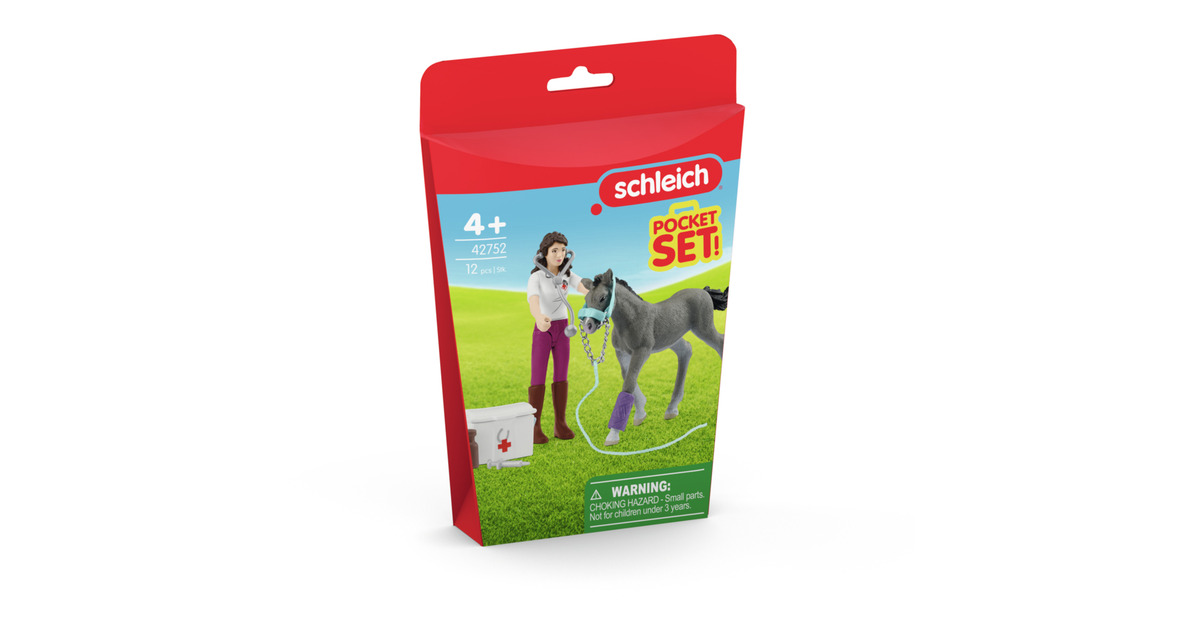 SchleichHorse Club - Mevrouw Kramer met veulen speelset  (42752)