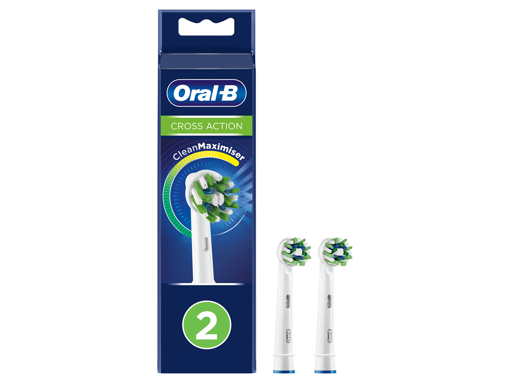 RECARGA ORAL B ESCOVA ELÉCTRICA CROSS ACTION 2UN