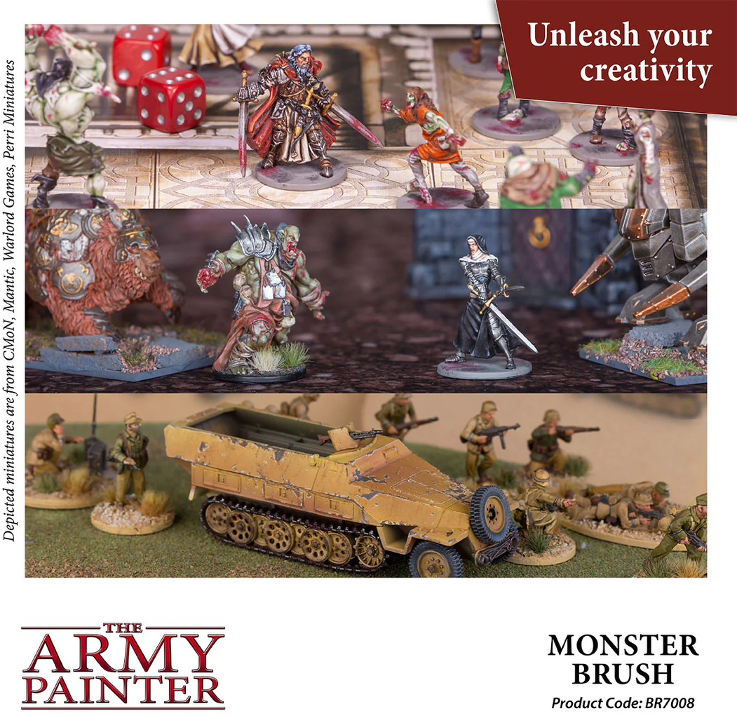 The Army Painter  Wargamer Brush, Monster    Dein Werkzeug für den Sieg auf dem Maltisch