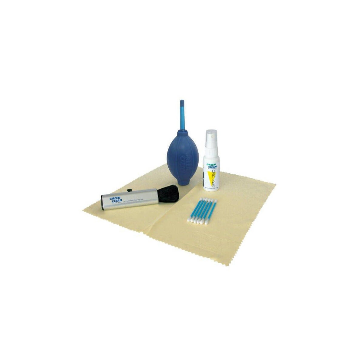 GREEN CLEAN rengjøringskit CS-1500, børste,pusseduk,veske