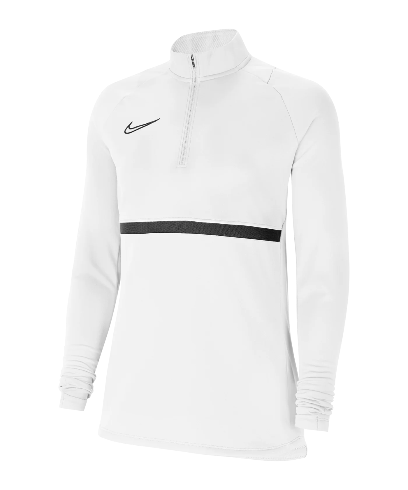 Nike Academy 21 Drill Top Damen Weiss Schwarz F100