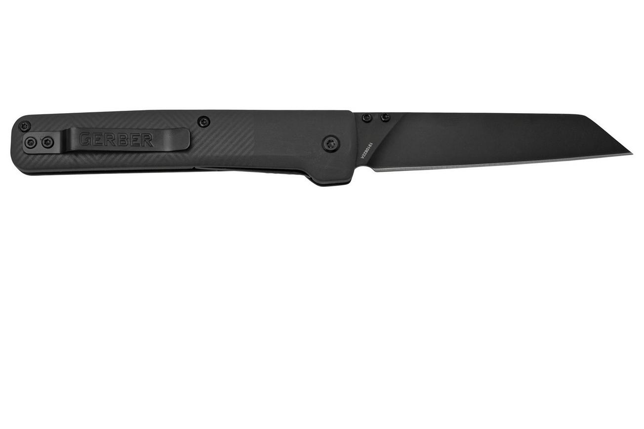 Gerber Pledge 1067370 Grey, Stainless Black, zakmes
