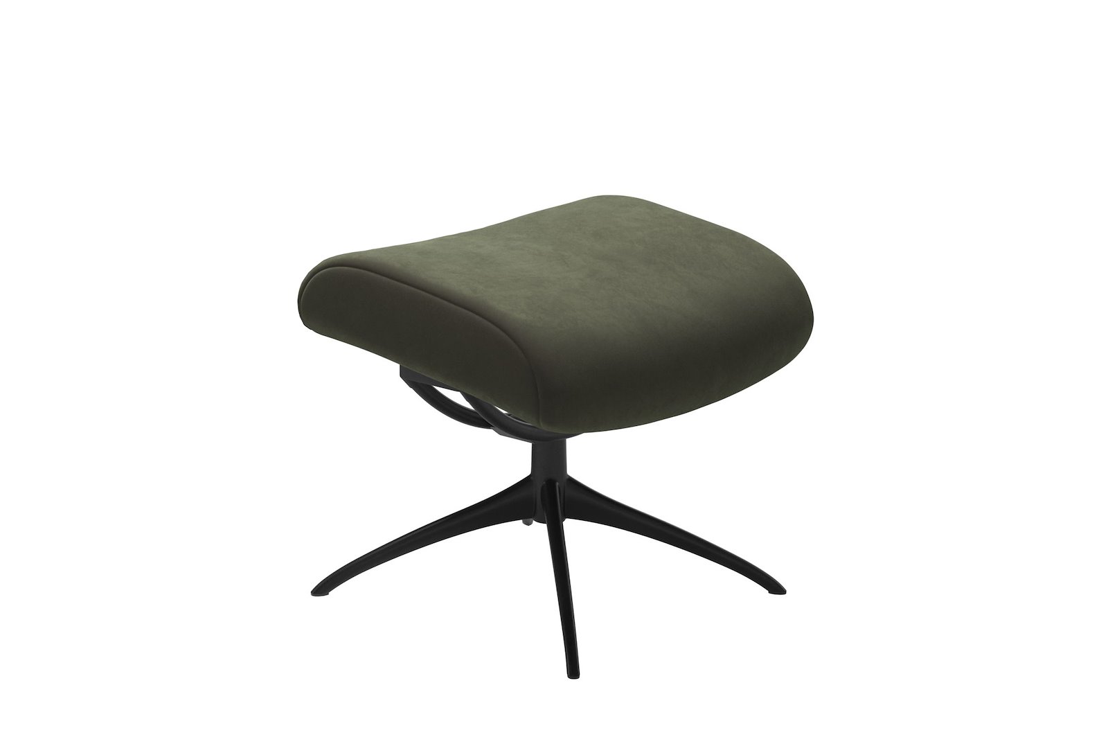 London krakk Tekstil Grace Green og matt sort star understell. Medium