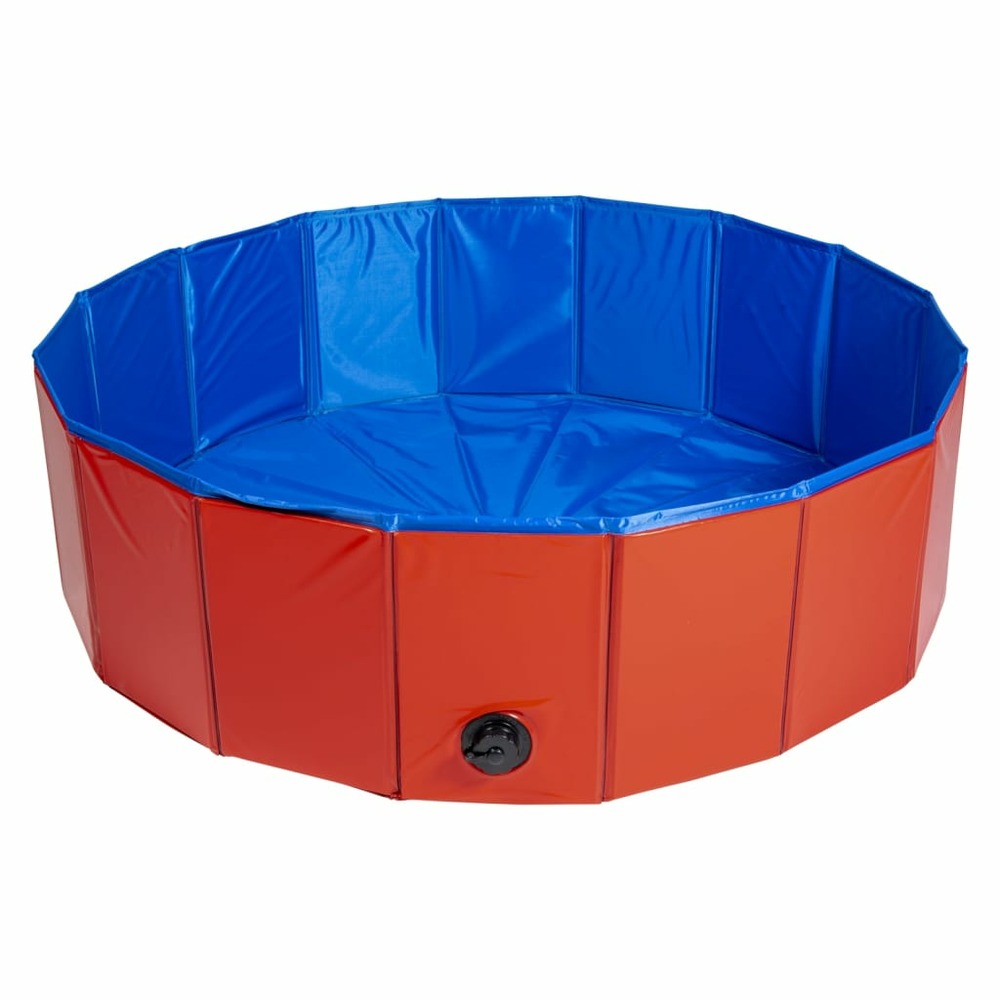 Piscine animaux de compagnie cooling l rouge/bleu